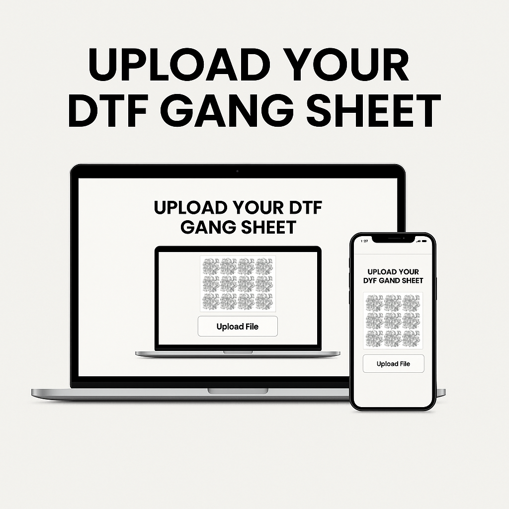 UPLOAD YOUR DTF GANG SHEET